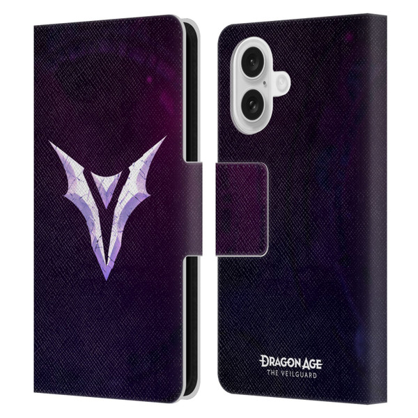 EA Bioware Dragon Age The Veilguard Graphics Sigil 3D Leather Book Wallet Case Cover For Apple iPhone 16