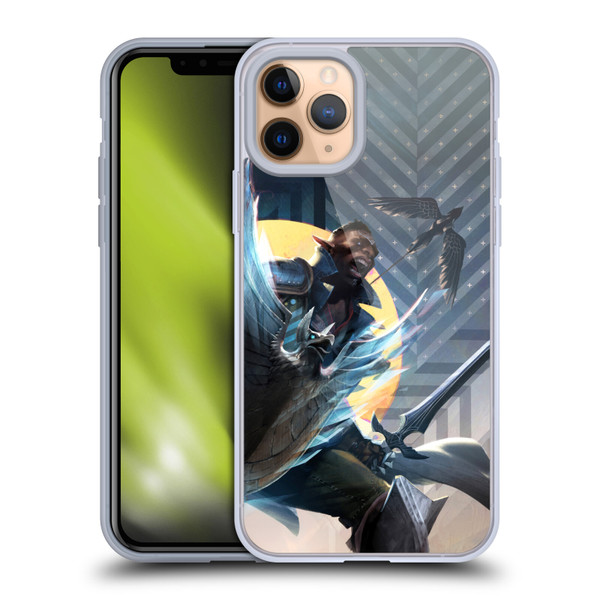 EA Bioware Dragon Age The Veilguard Graphics Davrin Soft Gel Case for Apple iPhone 11 Pro