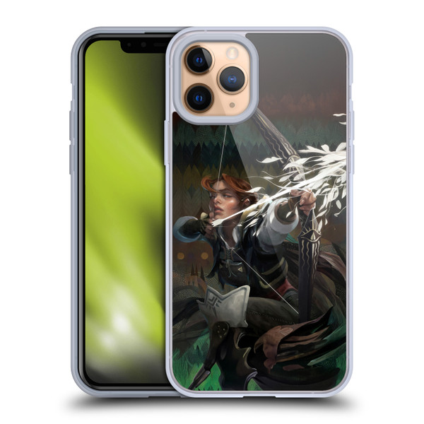 EA Bioware Dragon Age The Veilguard Graphics Harding Soft Gel Case for Apple iPhone 11 Pro