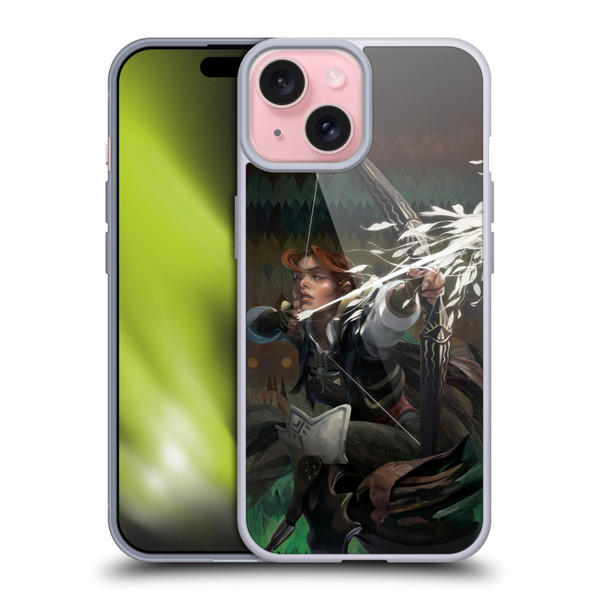 EA Bioware Dragon Age The Veilguard Graphics Harding Soft Gel Case for Apple iPhone 15