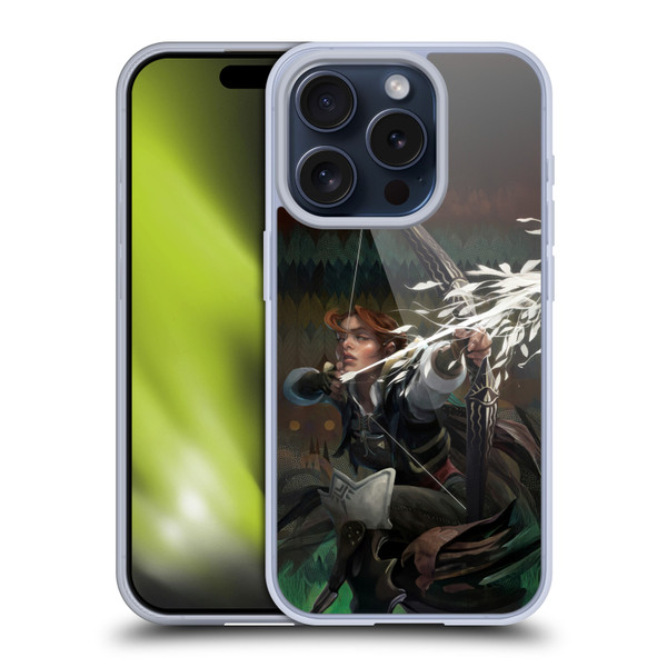 EA Bioware Dragon Age The Veilguard Graphics Harding Soft Gel Case for Apple iPhone 15 Pro