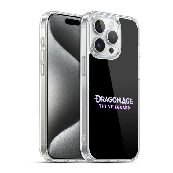 EA Bioware Dragon Age The Veilguard Graphics Logo Soft Gel Case for Apple iPhone 15 Pro & MagSafe