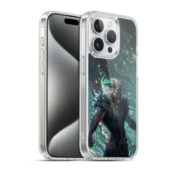 EA Bioware Dragon Age The Veilguard Graphics Taash Soft Gel Case for Apple iPhone 15 Pro & MagSafe