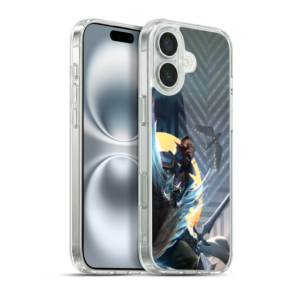 EA Bioware Dragon Age The Veilguard Graphics Davrin Soft Gel Case for Apple iPhone 16 Plus & MagSafe