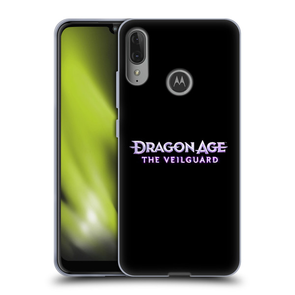 EA Bioware Dragon Age The Veilguard Graphics Logo Soft Gel Case for Motorola Moto E6 Plus