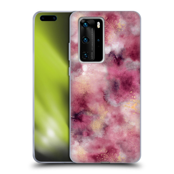 Ninola Colourful Patterns Pink Marble Soft Gel Case for Huawei P40 Pro / P40 Pro Plus 5G