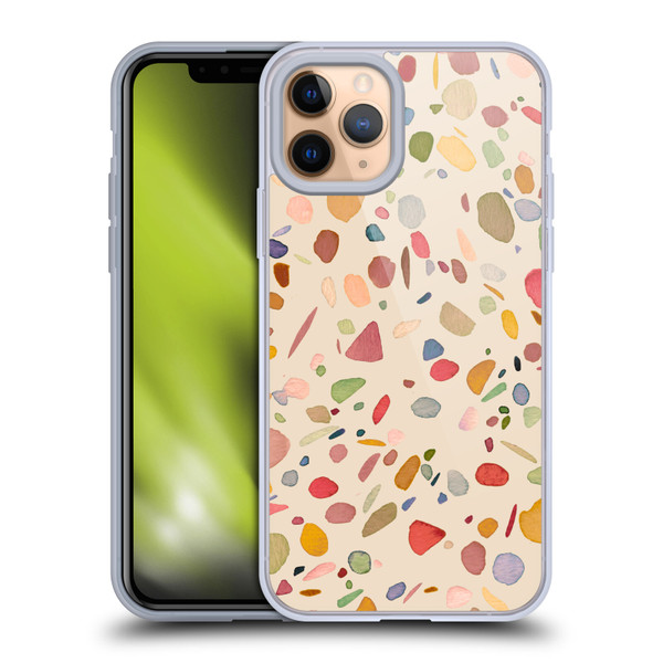 Ninola Colourful Patterns Terrazzo Soft Gel Case for Apple iPhone 11 Pro