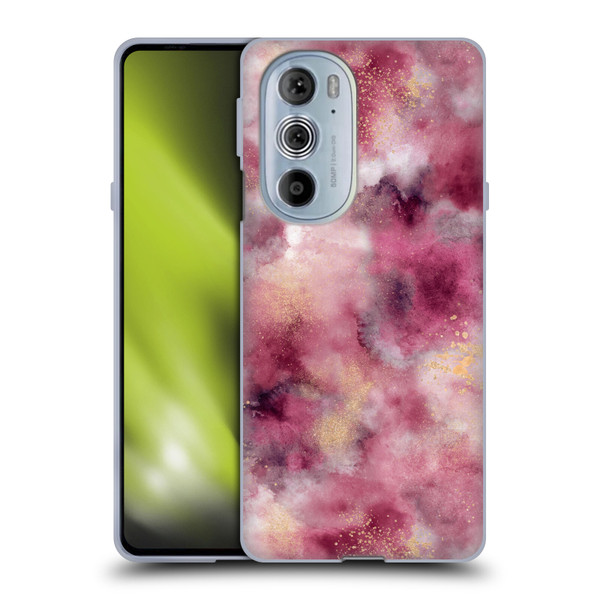 Ninola Colourful Patterns Pink Marble Soft Gel Case for Motorola Edge X30