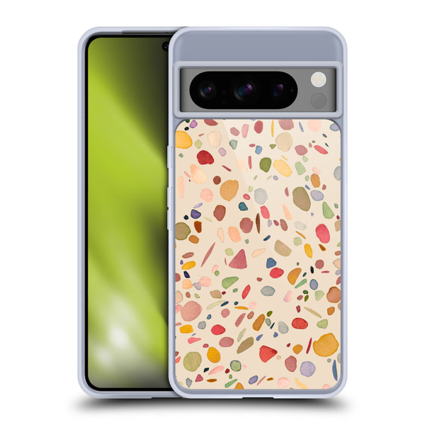 Ninola Colourful Patterns Terrazzo Soft Gel Case for Google Pixel 8 Pro