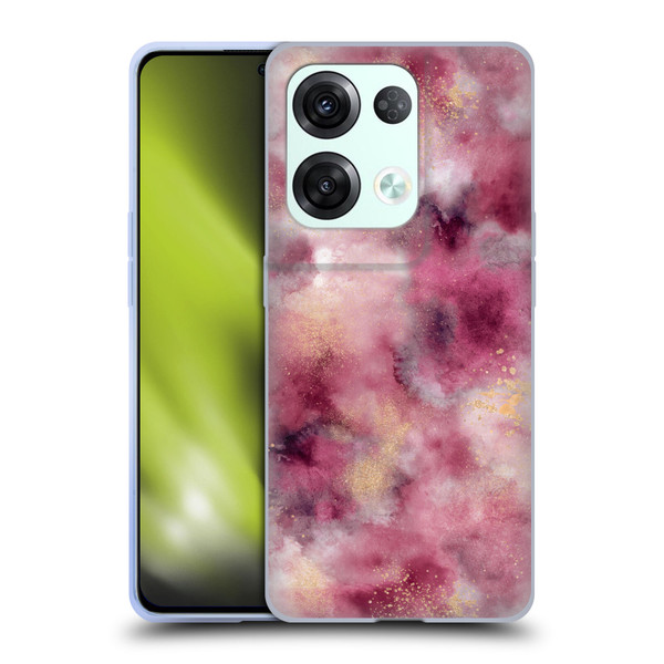 Ninola Colourful Patterns Pink Marble Soft Gel Case for OPPO Reno8 Pro