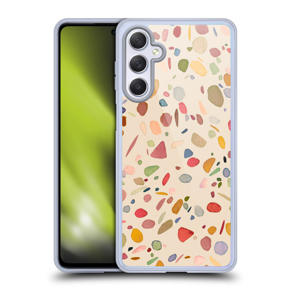 Ninola Colourful Patterns Terrazzo Soft Gel Case for Samsung Galaxy M54 5G