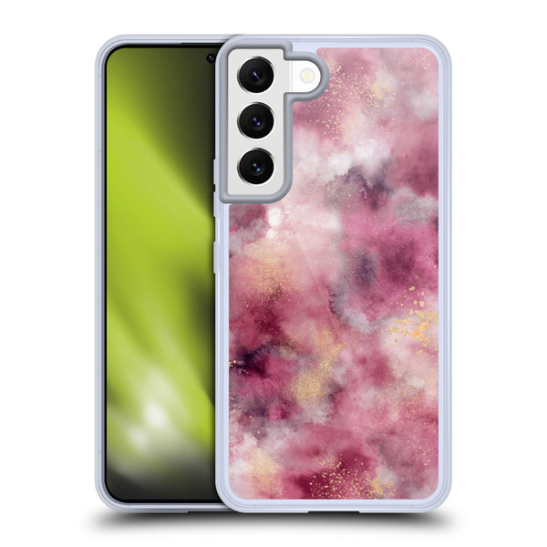 Ninola Colourful Patterns Pink Marble Soft Gel Case for Samsung Galaxy S22 5G