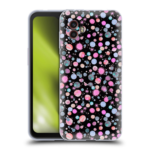 Ninola Colourful Patterns Space Planets Pink Soft Gel Case for Samsung Galaxy Xcover6 Pro/Pro2