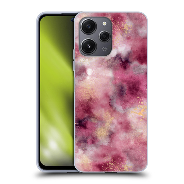 Ninola Colourful Patterns Pink Marble Soft Gel Case for Xiaomi Redmi 12