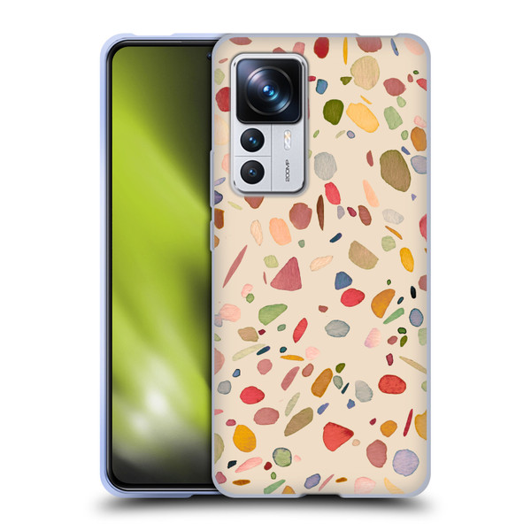 Ninola Colourful Patterns Terrazzo Soft Gel Case for Xiaomi 12T Pro