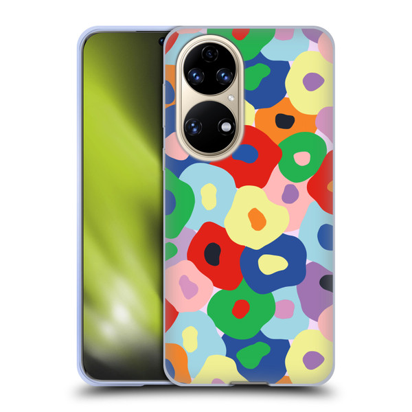 Ninola Colourful Prints Floral Soft Gel Case for Huawei P50