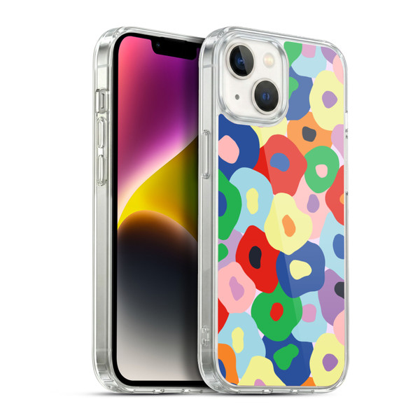 Ninola Colourful Prints Floral Soft Gel Case for Apple iPhone 14