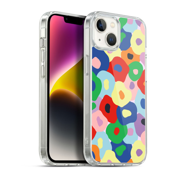 Ninola Colourful Prints Floral Soft Gel Case for Apple iPhone 14 Plus & MagSafe