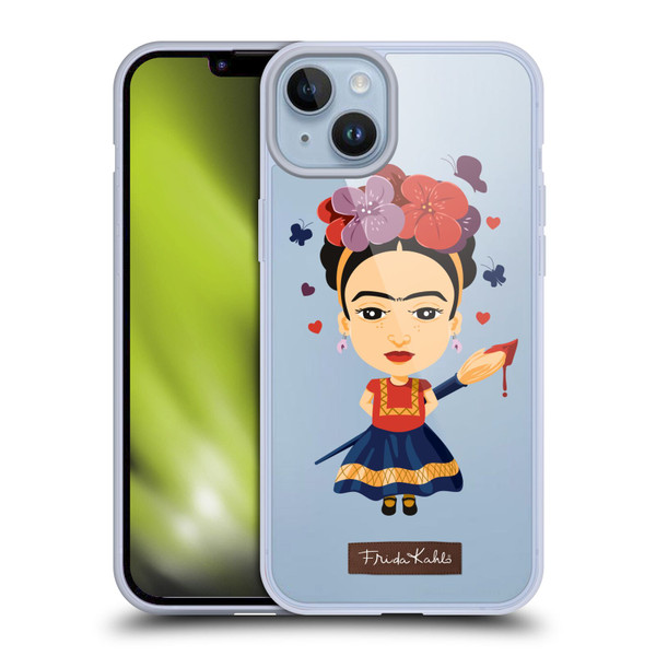 Frida Kahlo Doll Solo Soft Gel Case for Apple iPhone 14 Plus