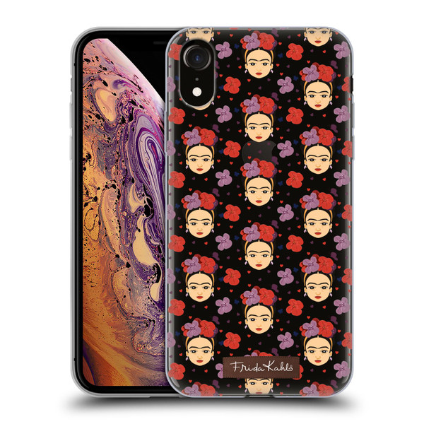 Frida Kahlo Doll Pattern 1 Soft Gel Case for Apple iPhone XR