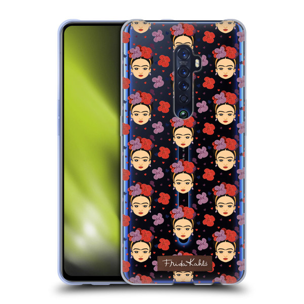 Frida Kahlo Doll Pattern 1 Soft Gel Case for OPPO Reno 2