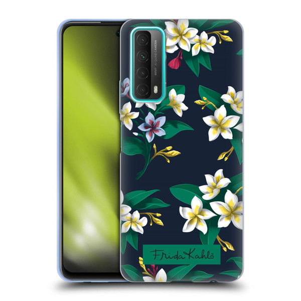 Frida Kahlo Flowers Plumeria Soft Gel Case for Huawei P Smart (2021)