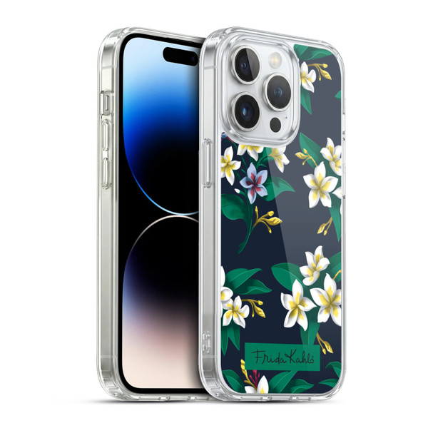 Frida Kahlo Flowers Plumeria Soft Gel Case for Apple iPhone 13 Pro & MagSafe
