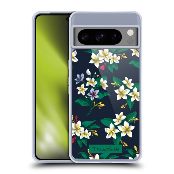 Frida Kahlo Flowers Plumeria Soft Gel Case for Google Pixel 8 Pro