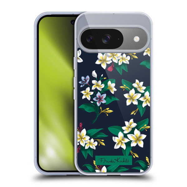 Frida Kahlo Flowers Plumeria Soft Gel Case for Google Pixel 9 / Pixel 9 Pro