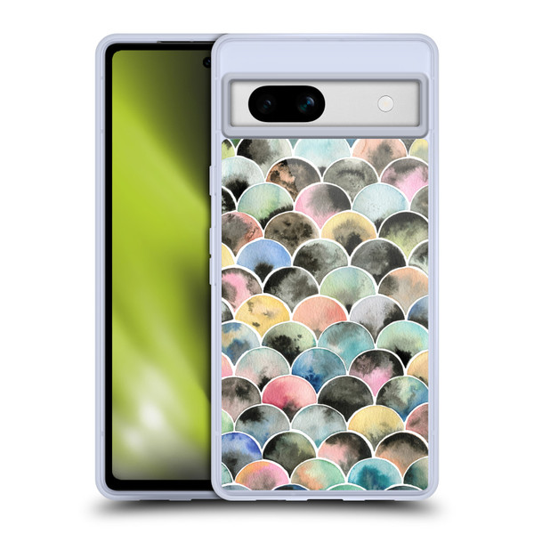 Ninola Colourful Prints Scales Soft Gel Case for Google Pixel 7a
