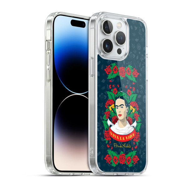 Frida Kahlo Icons Viva La Vida Soft Gel Case for Apple iPhone 14 Pro Max & MagSafe