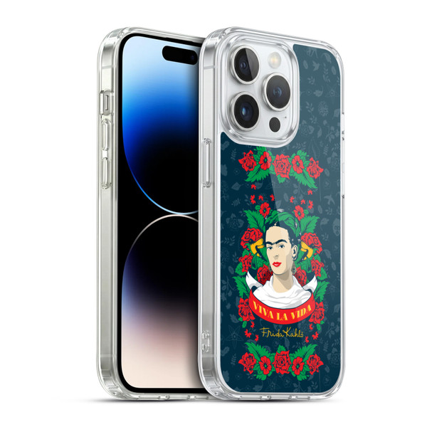 Frida Kahlo Icons Viva La Vida Soft Gel Case for Apple iPhone 14 Pro & MagSafe