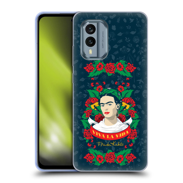 Frida Kahlo Icons Viva La Vida Soft Gel Case for Nokia X30