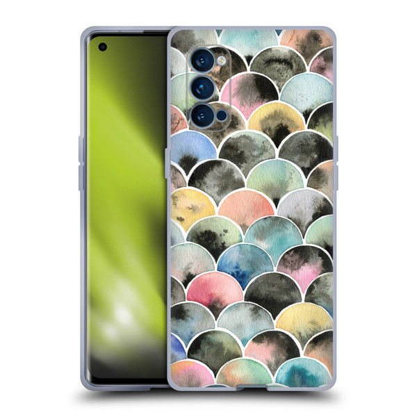 Ninola Colourful Prints Scales Soft Gel Case for OPPO Reno 4 Pro 5G