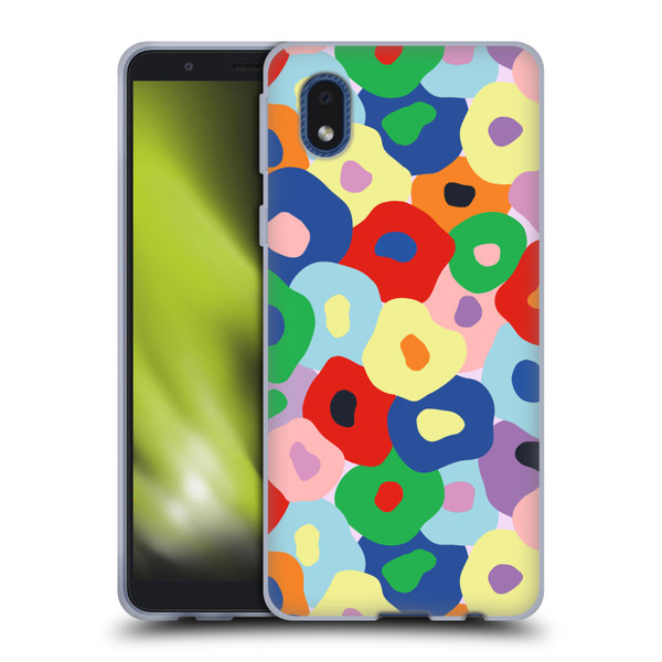 Ninola Colourful Prints Floral Soft Gel Case for Samsung Galaxy A01 Core (2020)