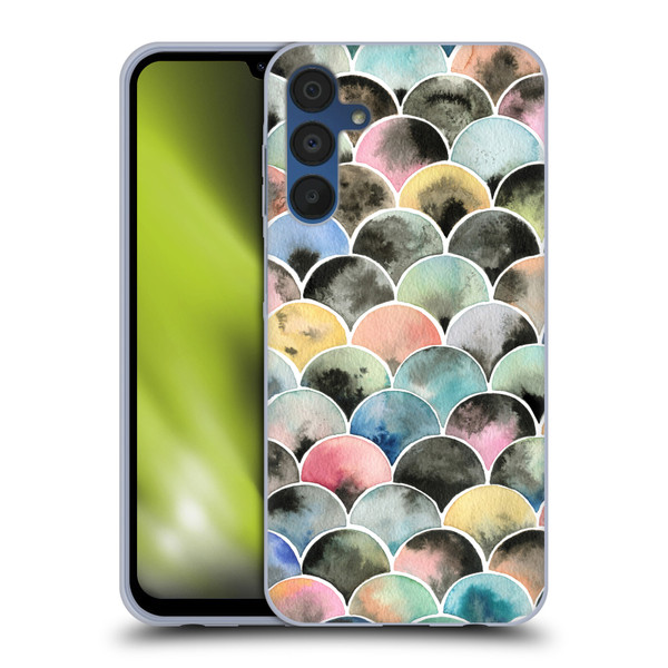 Ninola Colourful Prints Scales Soft Gel Case for Samsung Galaxy A15