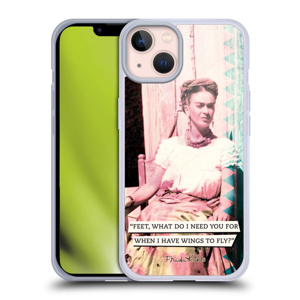 Frida Kahlo Portraits And Quotes Strange Soft Gel Case for Apple iPhone 13