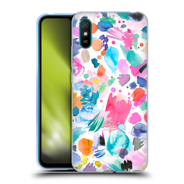 Ninola Colourful Prints Pink Scribbles Soft Gel Case for Xiaomi Redmi 9A / Redmi 9AT