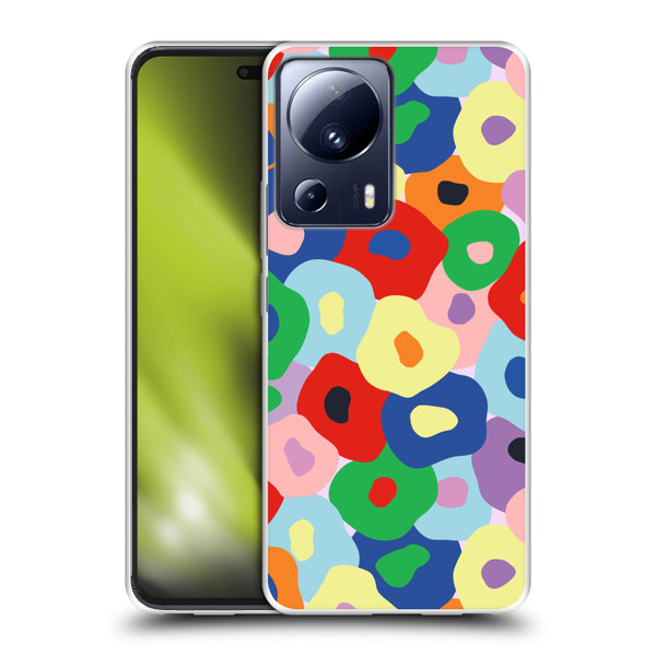 Ninola Colourful Prints Floral Soft Gel Case for Xiaomi 13 Lite 5G