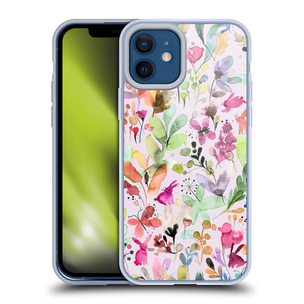 Ninola Flower Patterns Meadow Soft Gel Case for Apple iPhone 12 / iPhone 12 Pro