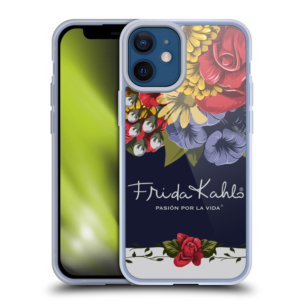 Frida Kahlo Red Florals Blooms Soft Gel Case for Apple iPhone 12 Mini & MagSafe