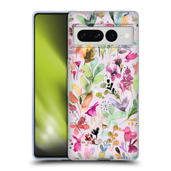 Ninola Flower Patterns Meadow Soft Gel Case for Google Pixel 7 Pro