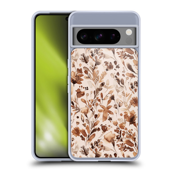 Ninola Flower Patterns Rustic Floral Terracotta Soft Gel Case for Google Pixel 8 Pro