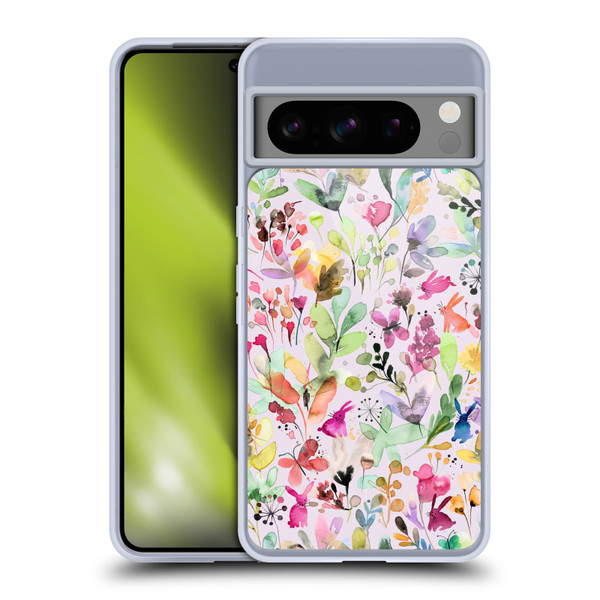Ninola Flower Patterns Meadow Soft Gel Case for Google Pixel 8 Pro