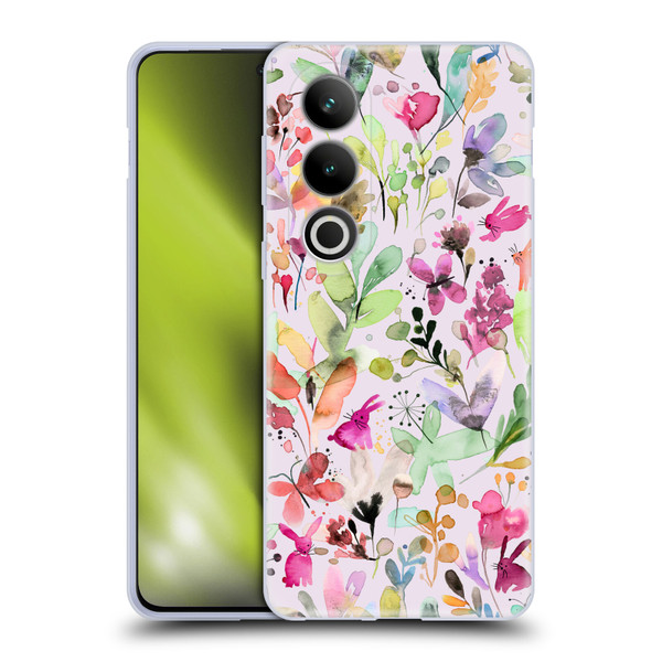 Ninola Flower Patterns Meadow Soft Gel Case for OPPO OnePlus Ace 3V 5G