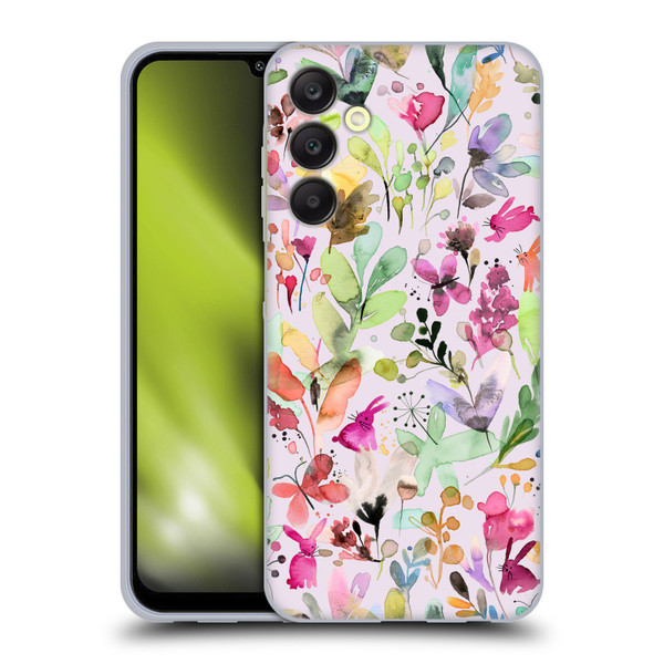 Ninola Flower Patterns Meadow Soft Gel Case for Samsung Galaxy A25 5G