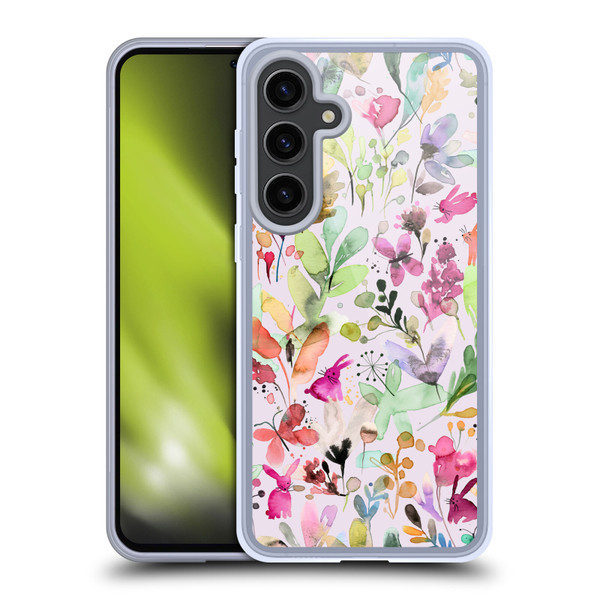 Ninola Flower Patterns Meadow Soft Gel Case for Samsung Galaxy S24+ 5G