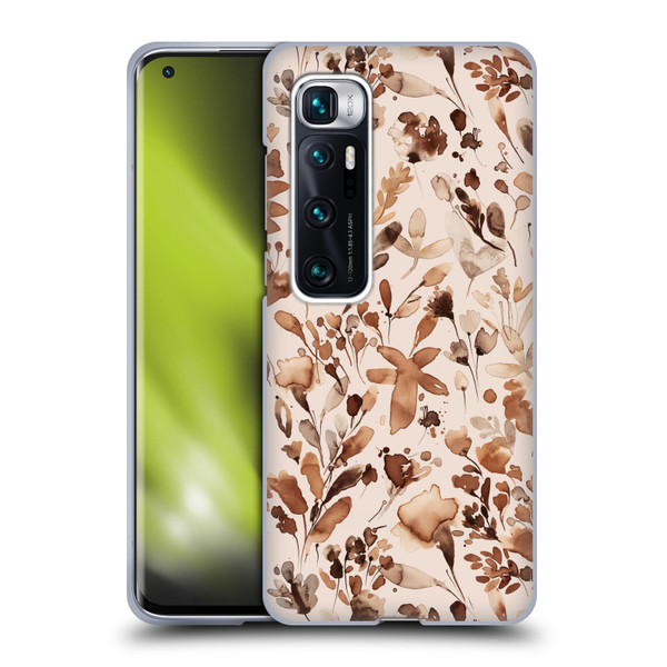 Ninola Flower Patterns Rustic Floral Terracotta Soft Gel Case for Xiaomi Mi 10 Ultra 5G