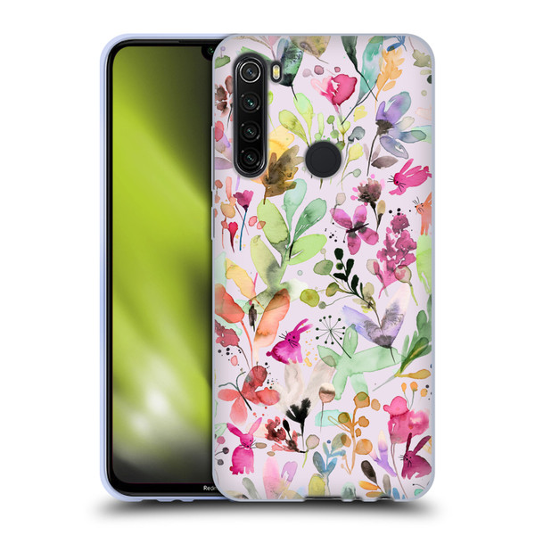 Ninola Flower Patterns Meadow Soft Gel Case for Xiaomi Redmi Note 8T