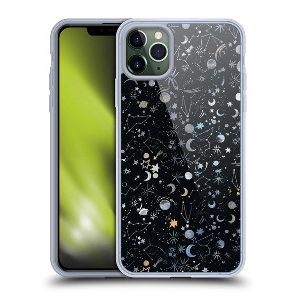 Ninola Patterns 4 Astrology Space Black Soft Gel Case for Apple iPhone 11 Pro Max
